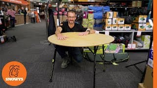 Zempire Kitpac Pro Round Bamboo Camping Table