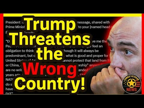 Trump Threatens The Wrong Country! Congress Does Nothing!