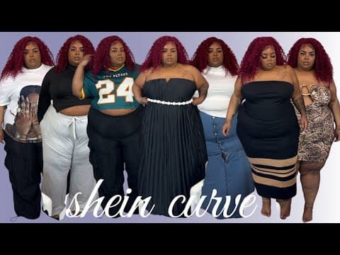 From Summer To Fall Haul | SHEIN Curve (3X-7X) | Autumn Picks | Plus Size Fashion | Daquana White