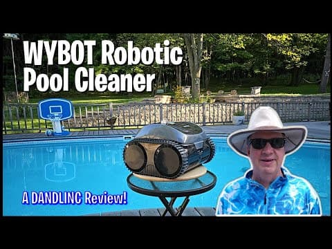 The Wybot Cordless Robotic Pool Cleaning.  Epic