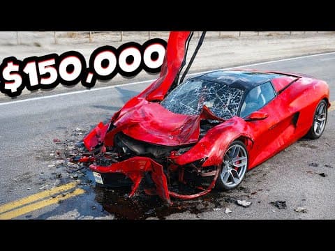 I Crashed A $150,000 Super Car In Beamng Drive! - New Car Mod