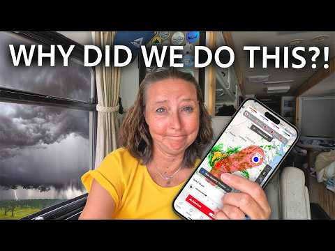 Driving Into A Hurricane While Rving! This Might Have Been A Mistake…
