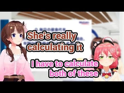 When Miko And Sora Try To Do Math.....we Have To Believe In Miko And Sora!