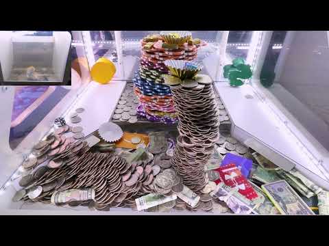 $1,000 In Gold Playing This Coin Pusher