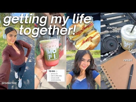 Getting My Life Together 🎧 Lock-in Routine, Planning, Reset & Staying Disciplined!