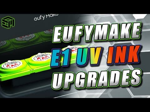 Eufymake E1 Uv Maintenance, Fixture Upgrade, Fume Extraction, Print On Glass, Acrylic, Golf Balls