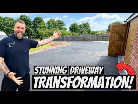 One Of The Very Best Driveway Transformations We've Put On Youtube