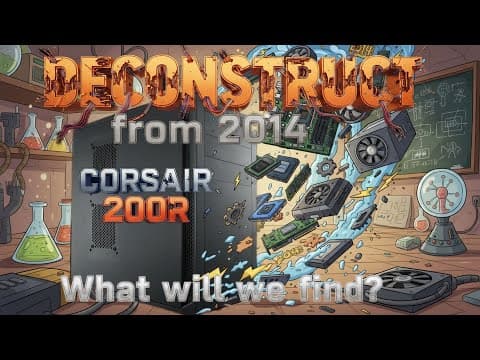 Deconstructing A Vintage 12-year-old Computer Build In The Corsair 200r - Still Reliable?