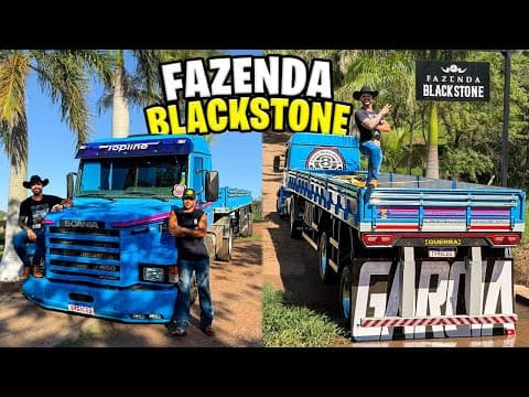 Fui Pra Blackstone De Scania V8 😍 143 Na Fazenda