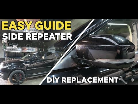 How To Replace Mirror Indicator | Range Rover Sport L494 | Step By Step