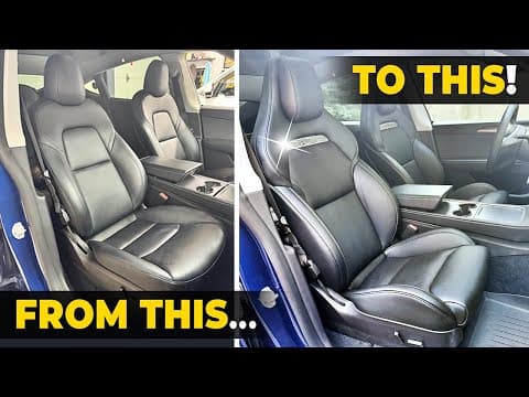 Tesla Seats Upgrade From Sad To Plaid! (diy Evoffer Install)