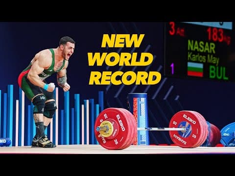 Karlos Nasar's Weightlifting Domination At 2024 Worlds Bahrain