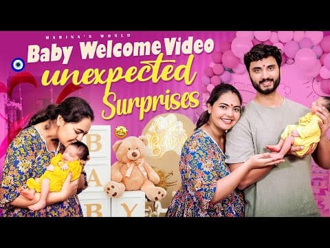 Welcoming Our Baby 🧿😍| Unexpected Surprises💖 | Marina And Rohit | Marina's World