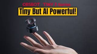 Obsbot Tiny 3: The 4k Webcam That Finally Got Audio Right!