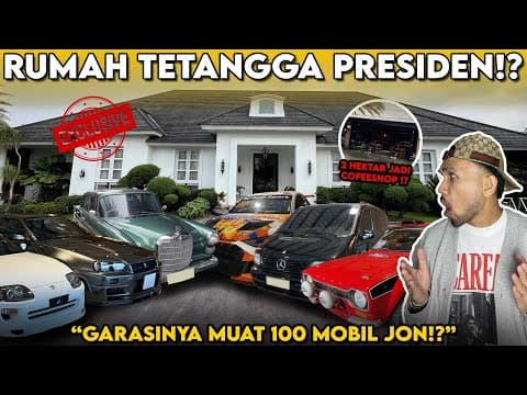 Geledah Rumah Tetangga Presiden‼️ Garasinya Muat 100 Mobil Jon⁉️