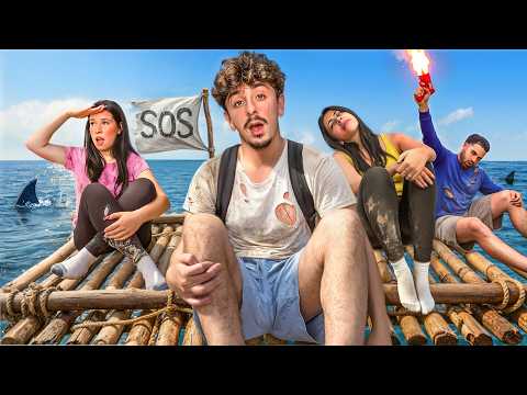 Surviving On A Raft For 24 Hours!