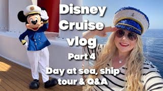 Disney Cruise Line Vlog 🚢 Disney Dream ✨ Ship Tour, Q&a & Day At Sea