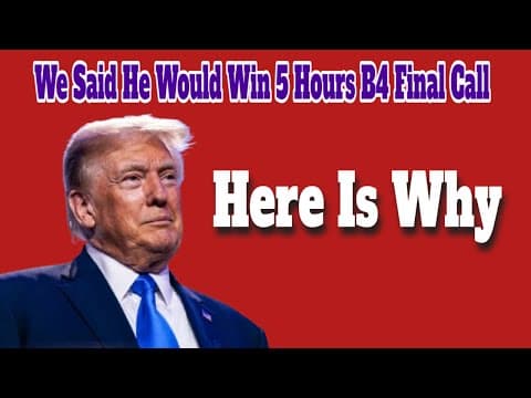 Trump Declared Victory: Too Big To Rig?