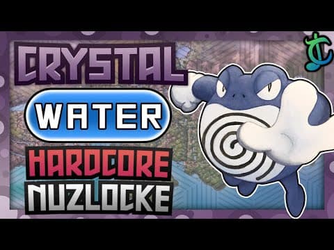 Pokémon Crystal Hardcore Nuzlocke - Water Types Only! (no Items, No Overleveling)