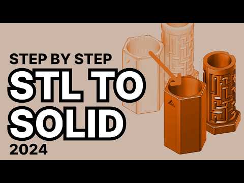 Convert Stl Mesh To A Solid Body In Autodesk Fusion (2024)