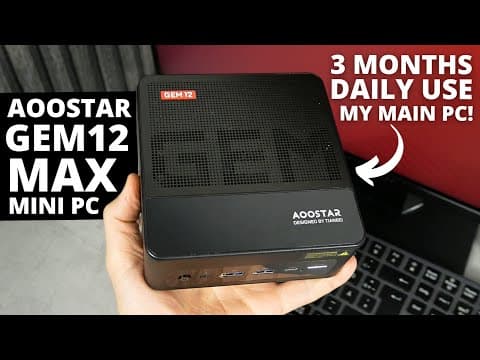 Aoostar Gem12 Max Review: This Mini Pc Became My Main Computer! Amd Ryzen 7 8745hs