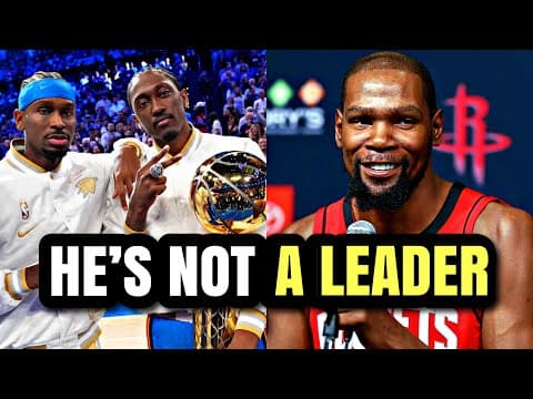 Kevin Durant Will Never Win A Real Ring