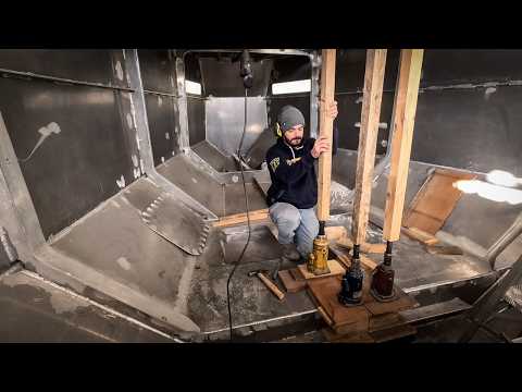 ⛵️ If This Doesn't Work We Will Need To Cut Our Aluminum Sailboat Deck Off!! 🤯 (part: 2/2) Ep. 367