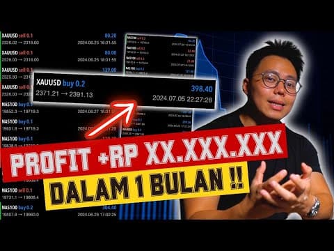 Gua Trading Gold Selama 1 Bulan Dan Hasilnya Mengejutkan!