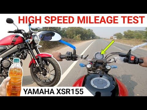 2026 New Yamaha Xsr 155 Mileage Test| Yamaha Xsr 155 Mileage Test Hindi| Yamaha Xsr 155 Mileage Test
