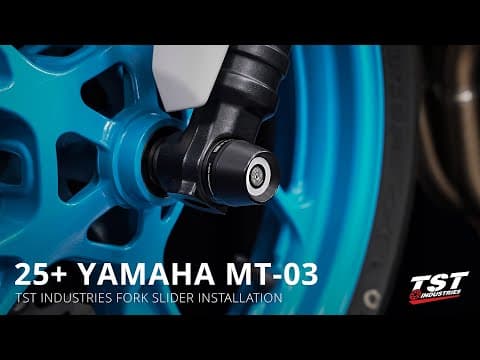 Installing Womet-tech Fork Sliders On 2025+ Yamaha Mt-03 By Tst Industries