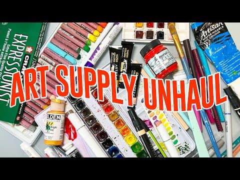 ★ Decluttering My Art Supplies ★