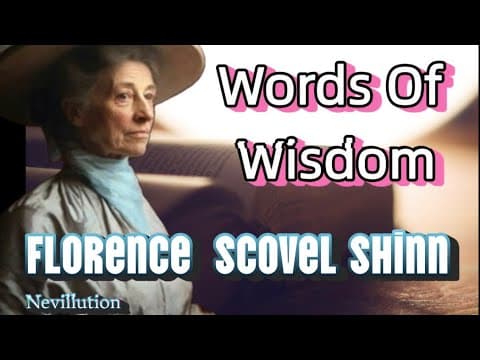 Words Of Wisdom Meditation & Hypnosis | Inspired By Florence Scovel Shinn With  Commentary By Lila