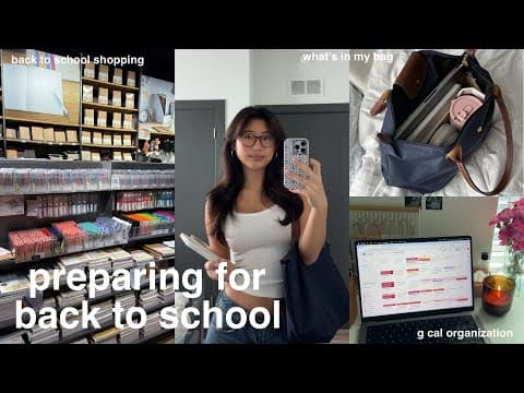 Preparing For Back To School | What's In My Bag, Back To School Supplies Shopping, Organizing