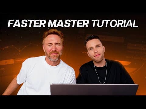 Faster Master Plugin Explained | Nicky Romero X David Guetta X Mastering The Mix