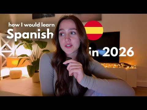 How I Would Study Spanish (if I Could Start Over) ⊹ Resources & Tips