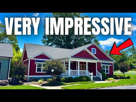 First Impression Of This Modular Home Is A 10/10! Prefab House Tour