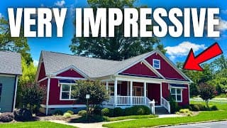 First Impression Of This Modular Home Is A 10/10! Prefab House Tour