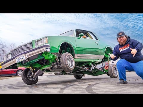 Redneck Testing A Low Rider....it Broke