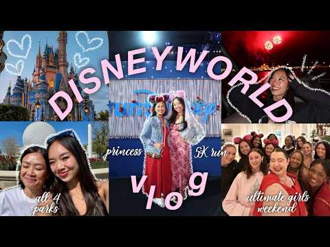 A Week At Disneyworld 💖👑🏃‍♀️🐭✨ Rundisney Princess Run, All 4 Parks, & Ultimate Girl Weekend!