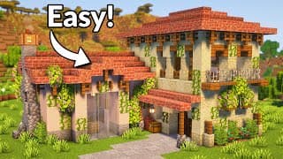 Minecraft: How To Build An Easy Spanish Villa