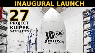 Starlink Competition Project Kuiper Inaugural Launch Live Coverage  - Jclive