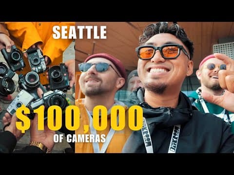 We Took $100,000 Of Film Cameras On A Boat In Seattle (feat. Your Fav Film Youtubers)