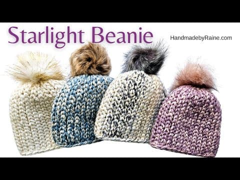 How To Crochet Starlight Beanie ✨️