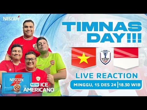Regista X Nescafe Ice Roast [live Reaction Asean Championship 2024]: Vietnam Vs Indonesia