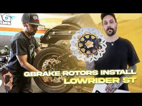 Motovlog: G Brakes Rotor Install Lowrider St