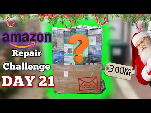 Fixing Amazon Returns Pallet | Day 21 | 2025 Advent Challenge
