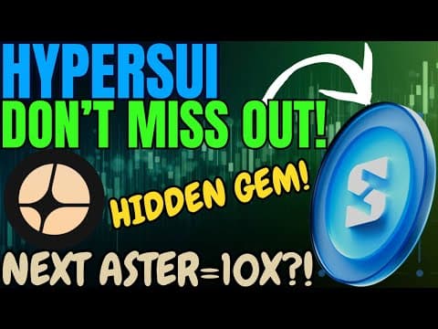 Sui Secret Dex Gem! Hypersui The Next Aster To 10x?! Presale Now Live!