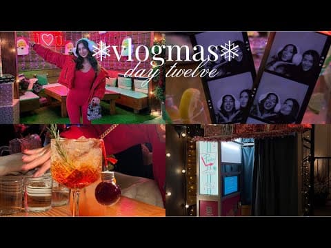Vlogmas ❅ Productive Work Day, Pilates, Grocery Haul, Holiday Bar Crawl With Friends, Grwm Chat