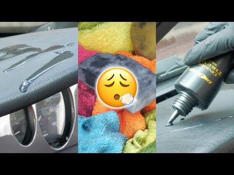 Discoloured Vinyl Dashboard Rejuvenation