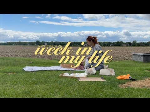 Week In My Life As An Introvert In Montreal (skincare, Cafes, Content Creation, Events, Nature)